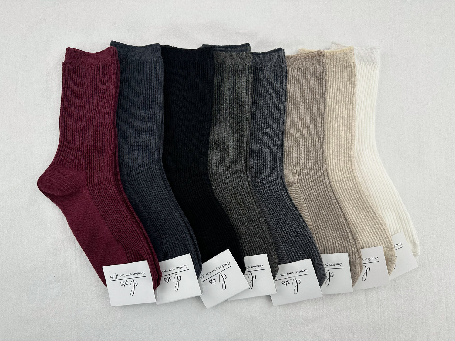 Slim Daily Ribbed Socks | Women’s Half Calf