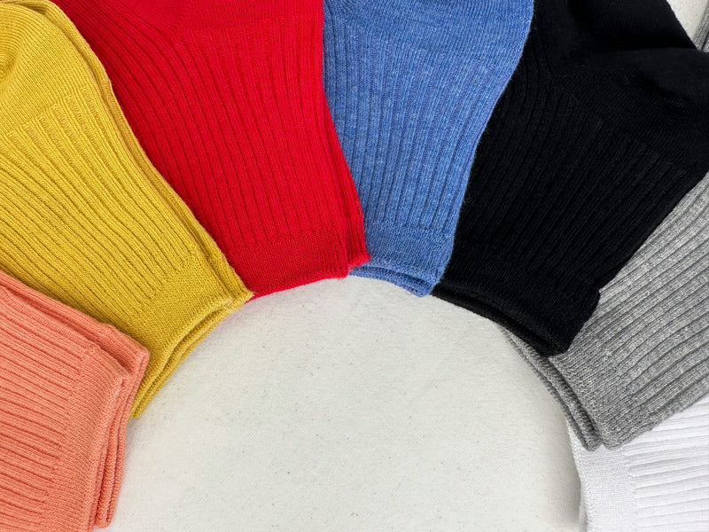 Ribbed Crew Socks | Women’s Ankle Calf