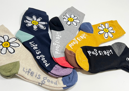 Daisy Days Ahead Socks | Women’s Half Calf